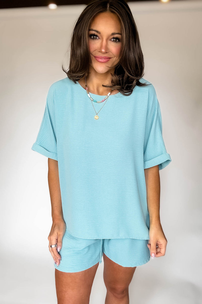 Sparrow Dusty Teal Airflow Top