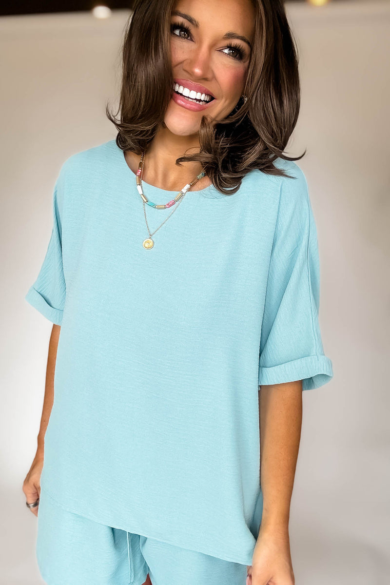 Sparrow Dusty Teal Airflow Top