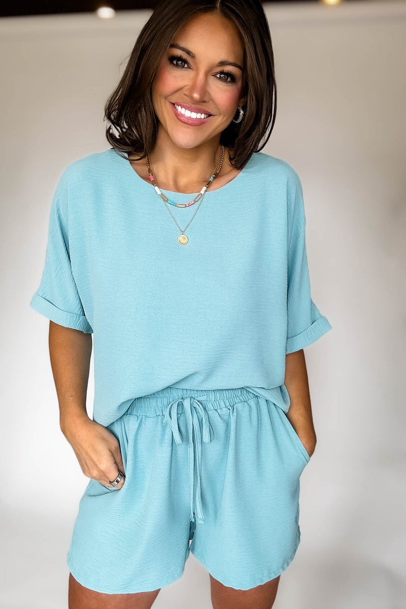 Sparrow Dusty Teal Airflow Top