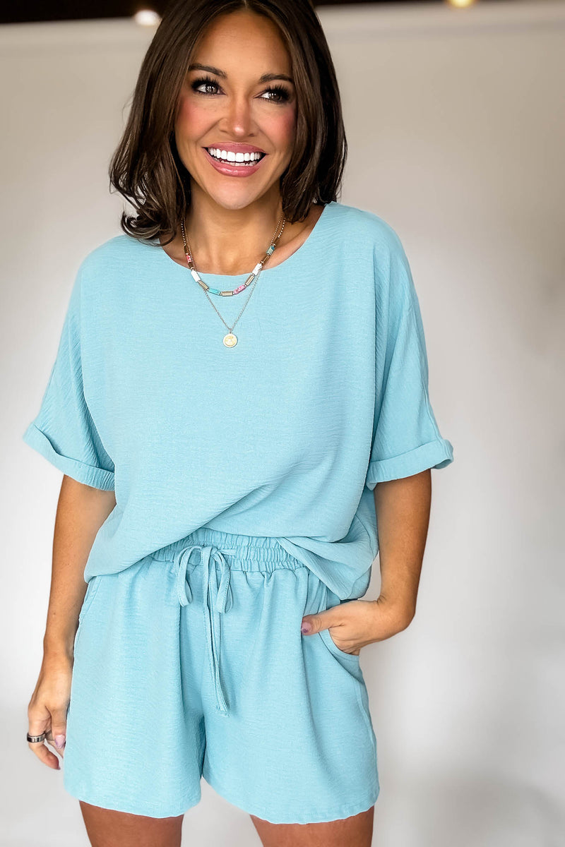 Sparrow Dusty Teal Airflow Top