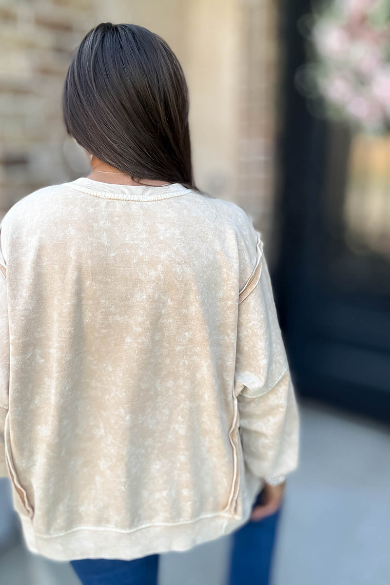 Route 66 Long Sleeve Knit Top