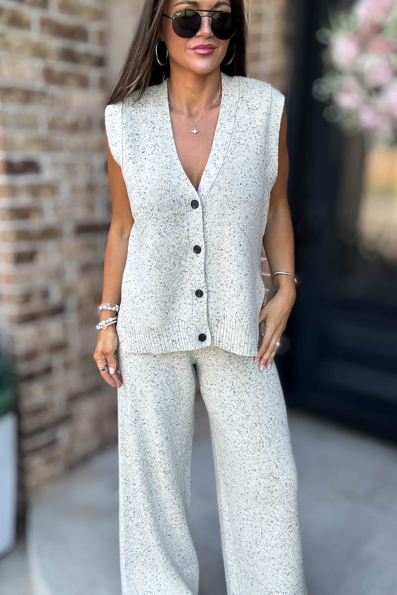 Mable Sands Of Life Relaxed Fit Sleeveless Sweater Pants