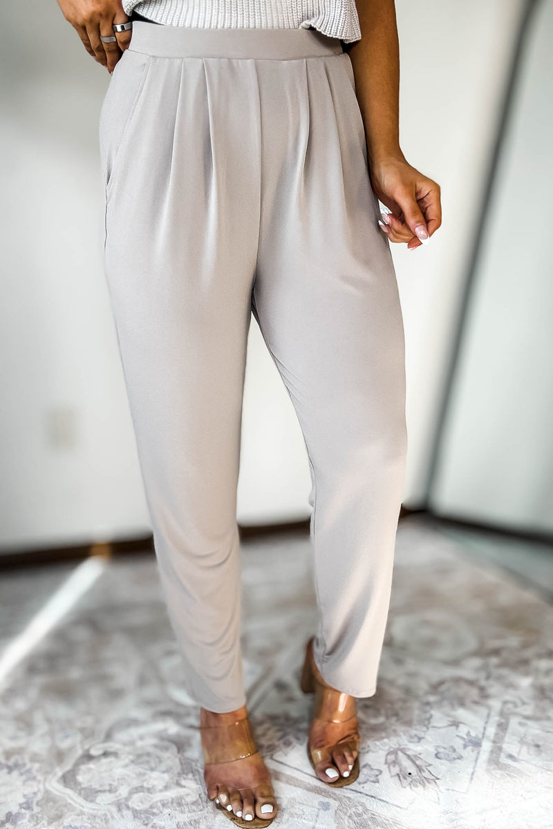 Dress It Up Ash Mocha Stretch Dress Pants