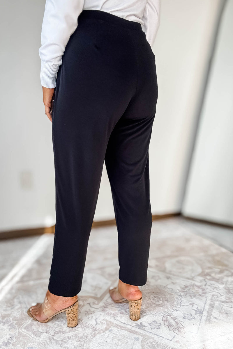 Dress It Up Black Stretch Dress Pants