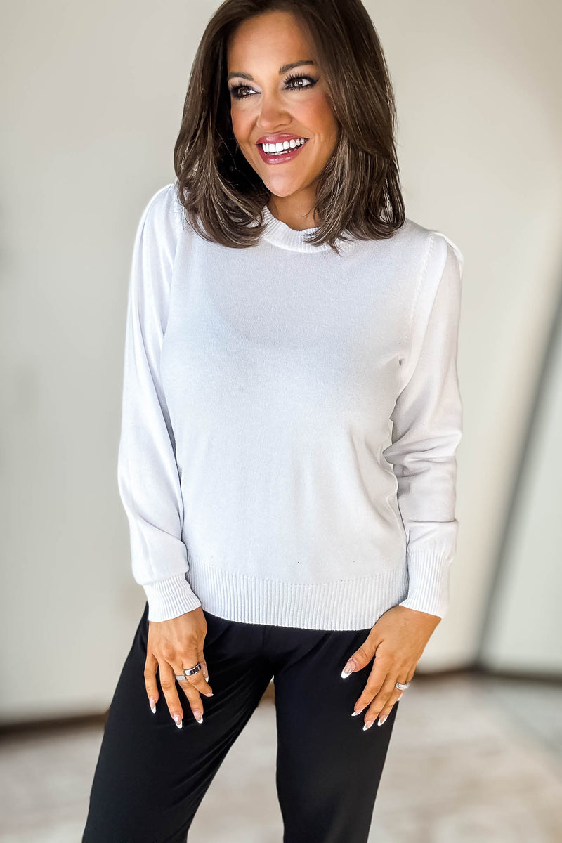 Dreamy White Sweater