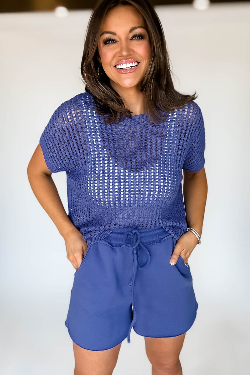 Crochet Knit Marlin Sweater