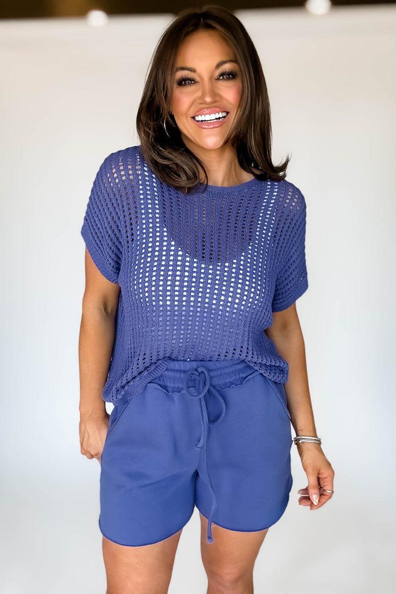 Crochet Knit Marlin Sweater