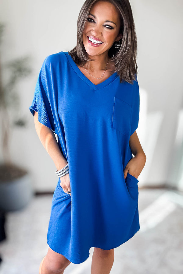 Influencer Classic Blue Airflow Dress