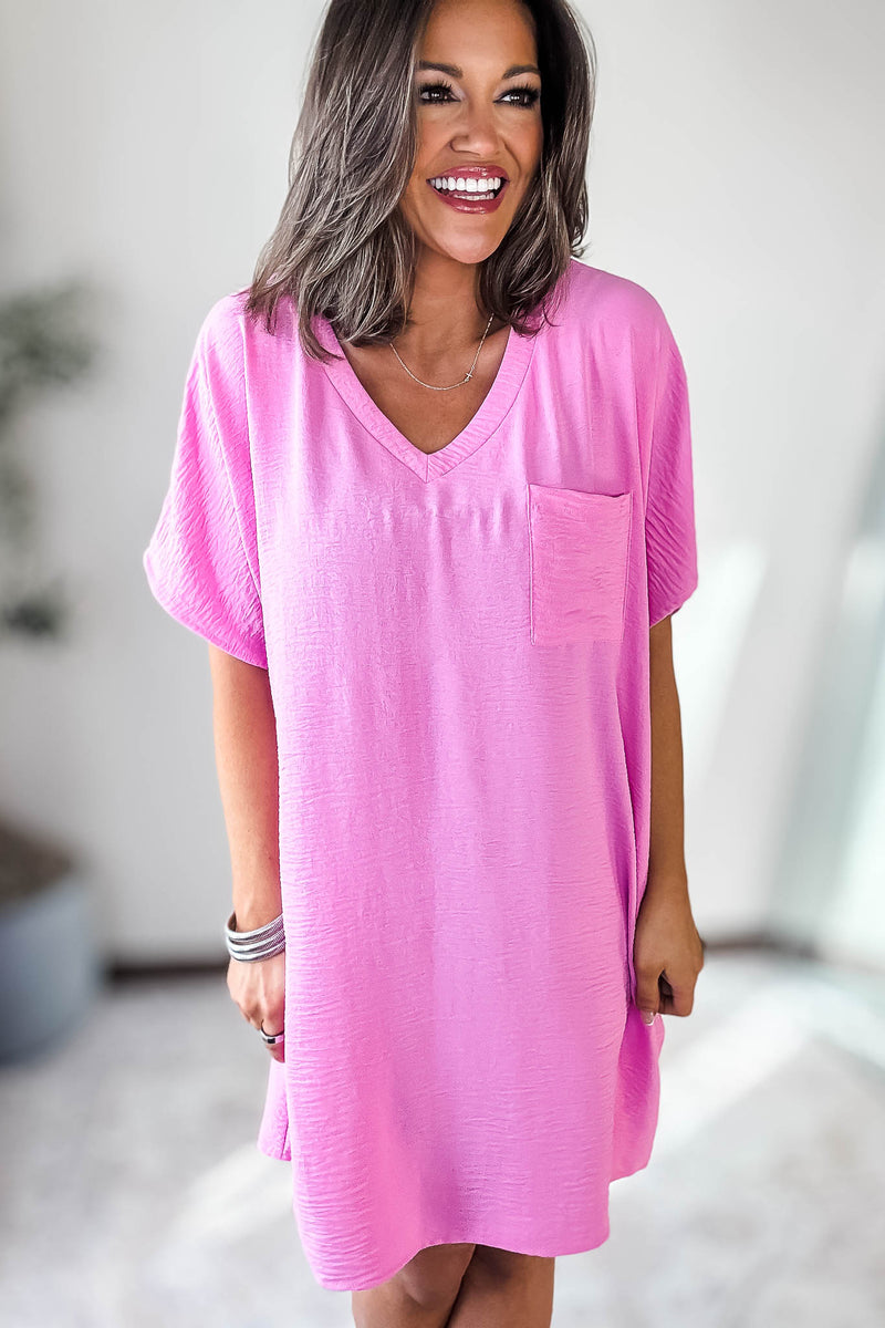 Influencer Candy Pink Airflow Dress
