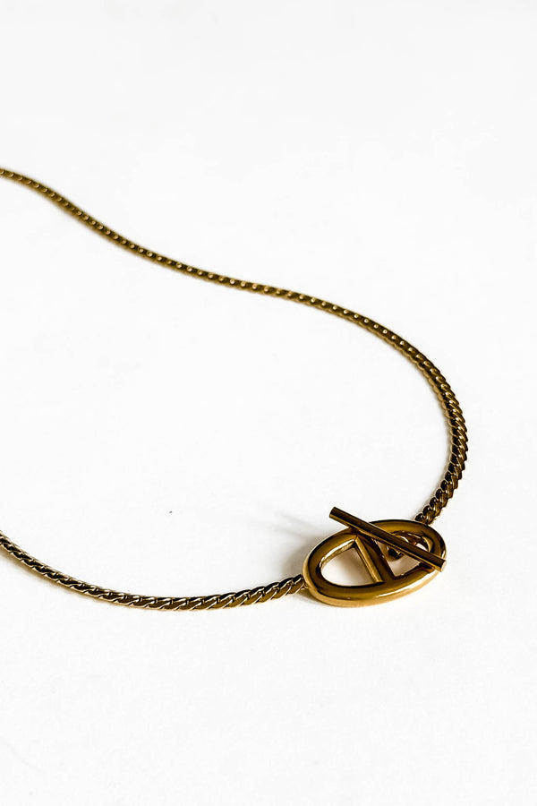 Gold Toggle Necklace