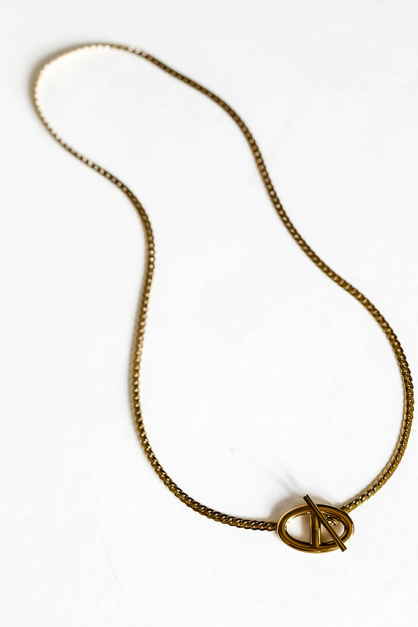 Gold Toggle Necklace