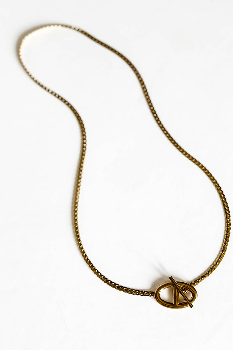 Gold Toggle Necklace