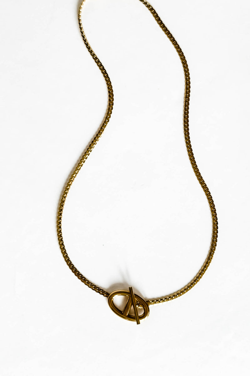 Gold Toggle Necklace