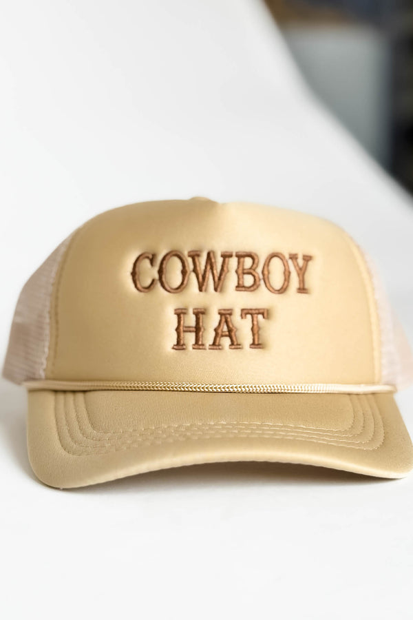 The Ash Mocha Cowboy Hat Baseball Mesh Cap