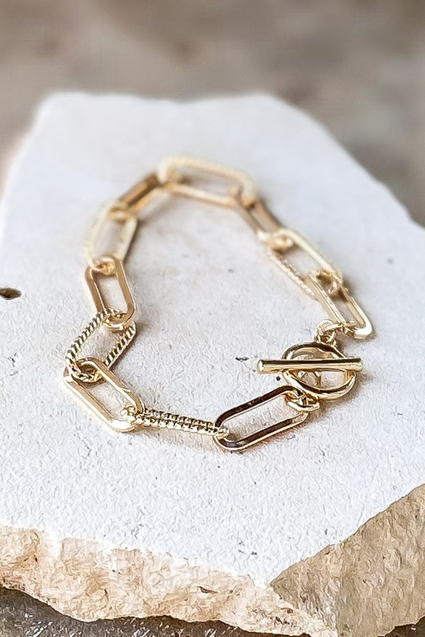 Gold Link Bracelet