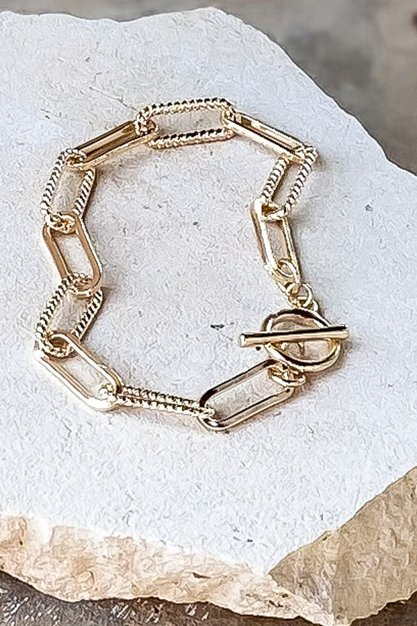Gold Link Bracelet