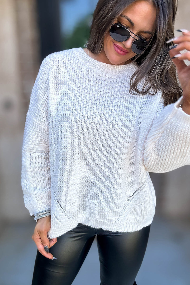 Ivory Pullover Sweater