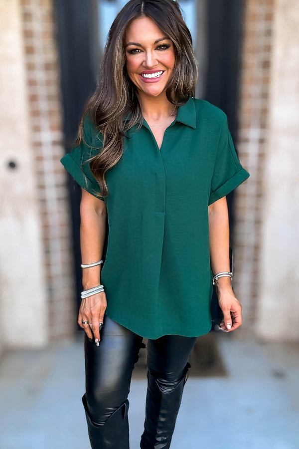 Hunter Green Top