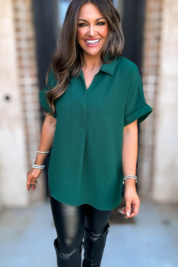 Hunter Green Top