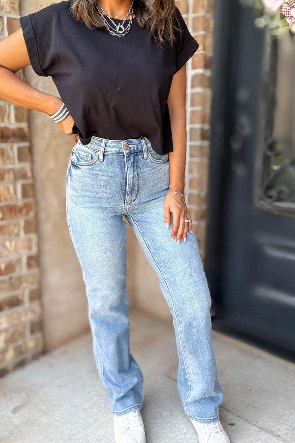 Judy Blue True To Size Tummy Control Straight