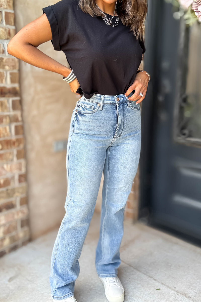Judy Blue True To Size Tummy Control Straight