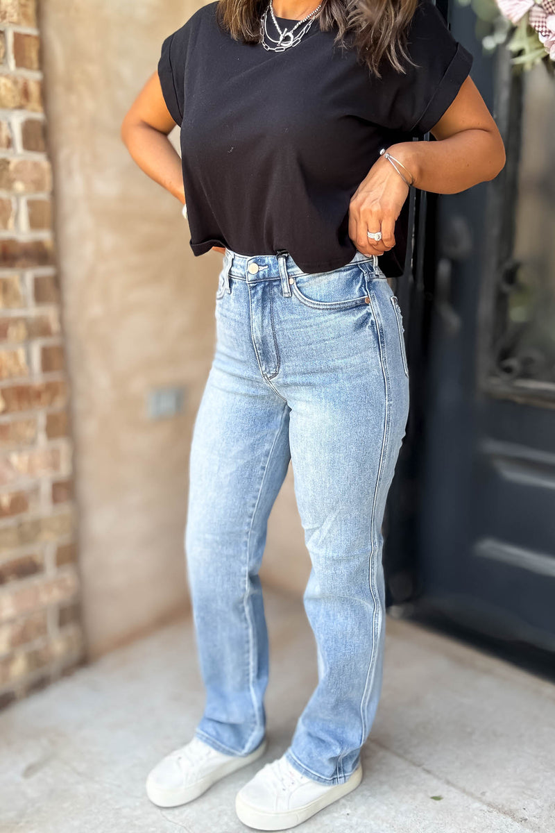 Judy Blue True To Size Tummy Control Straight