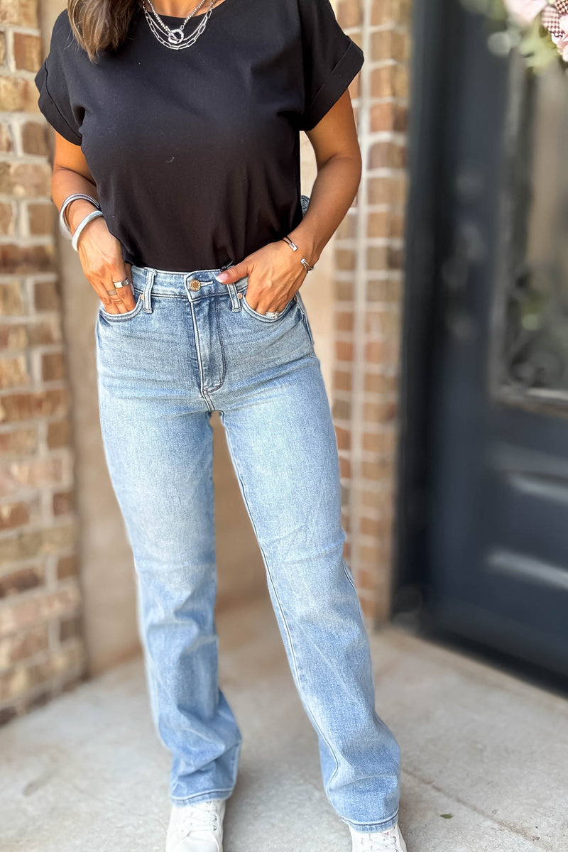 Judy Blue True To Size Tummy Control Straight
