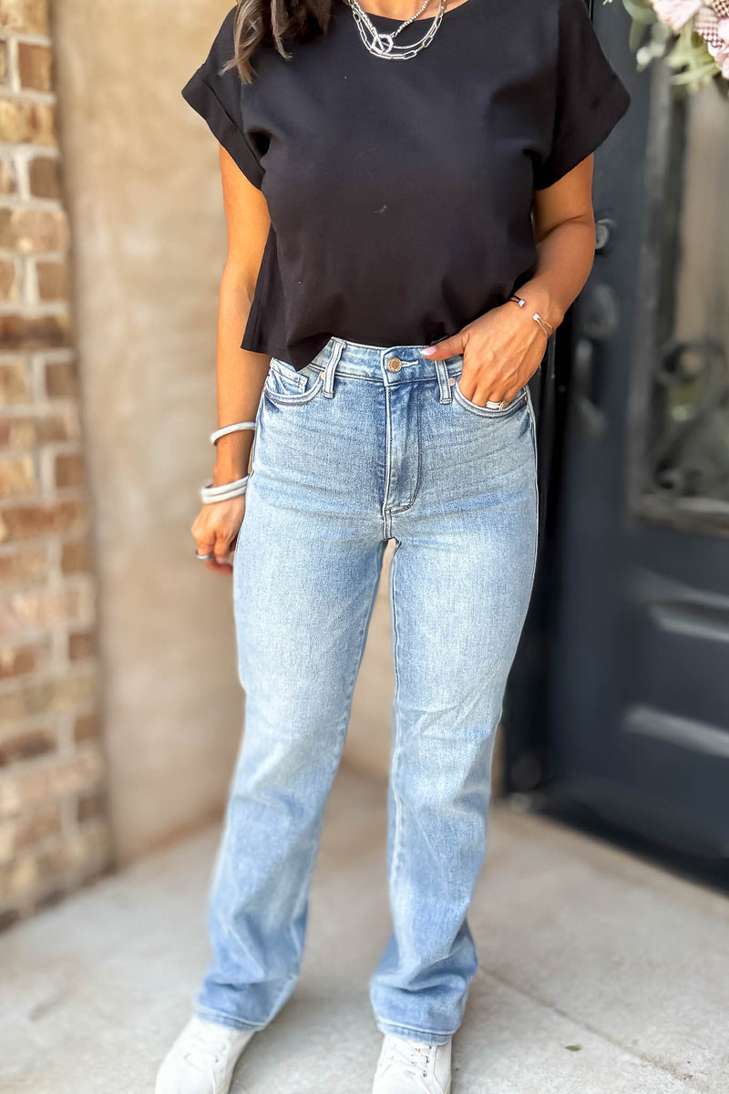 Judy Blue True To Size Tummy Control Straight