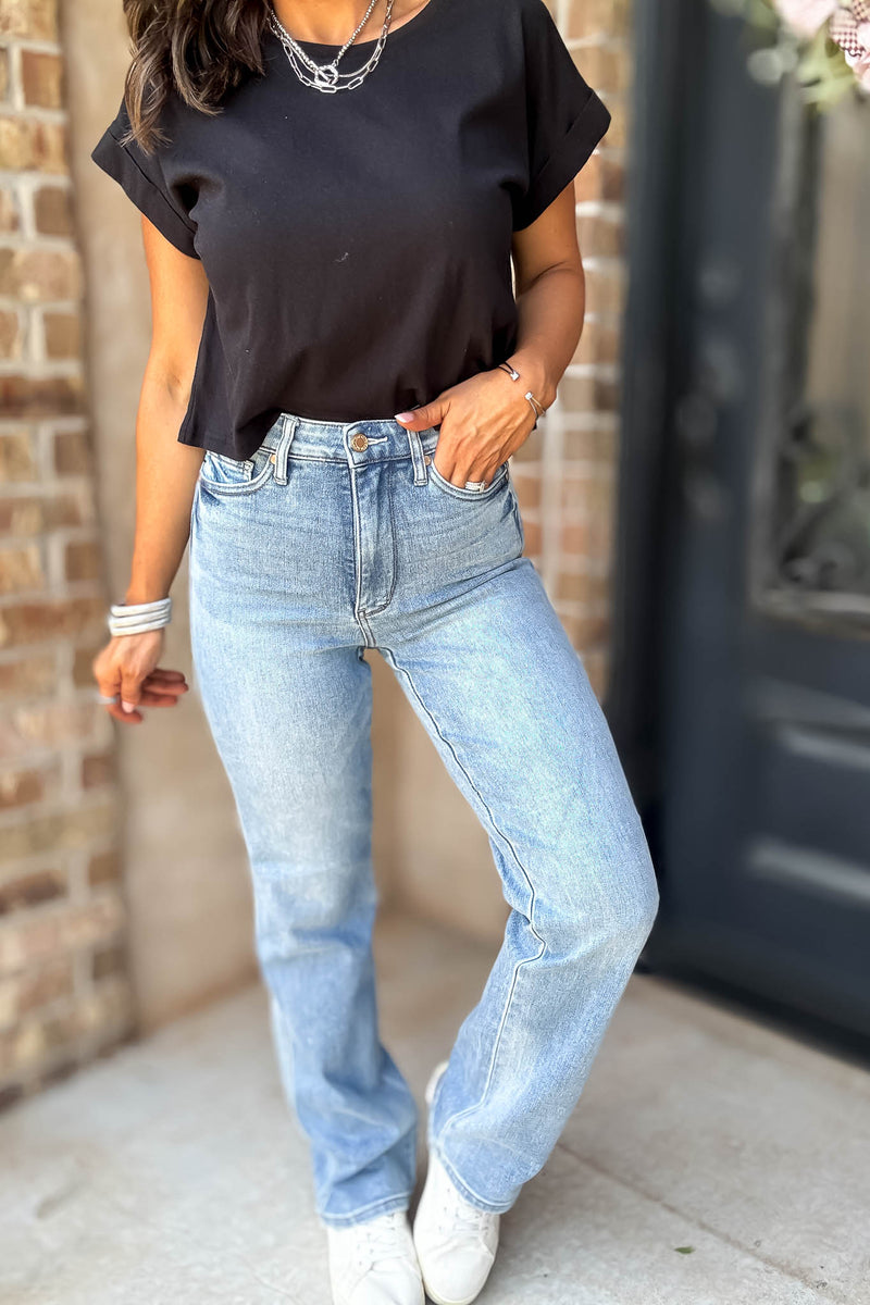 Judy Blue True To Size Tummy Control Straight