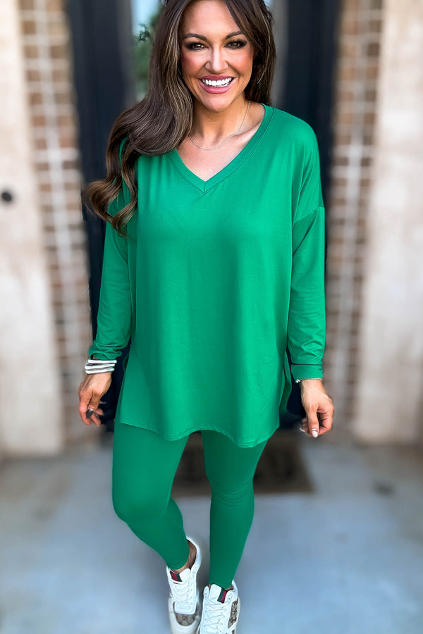 Thief Of My Heart Kelly Green Two Piece Set