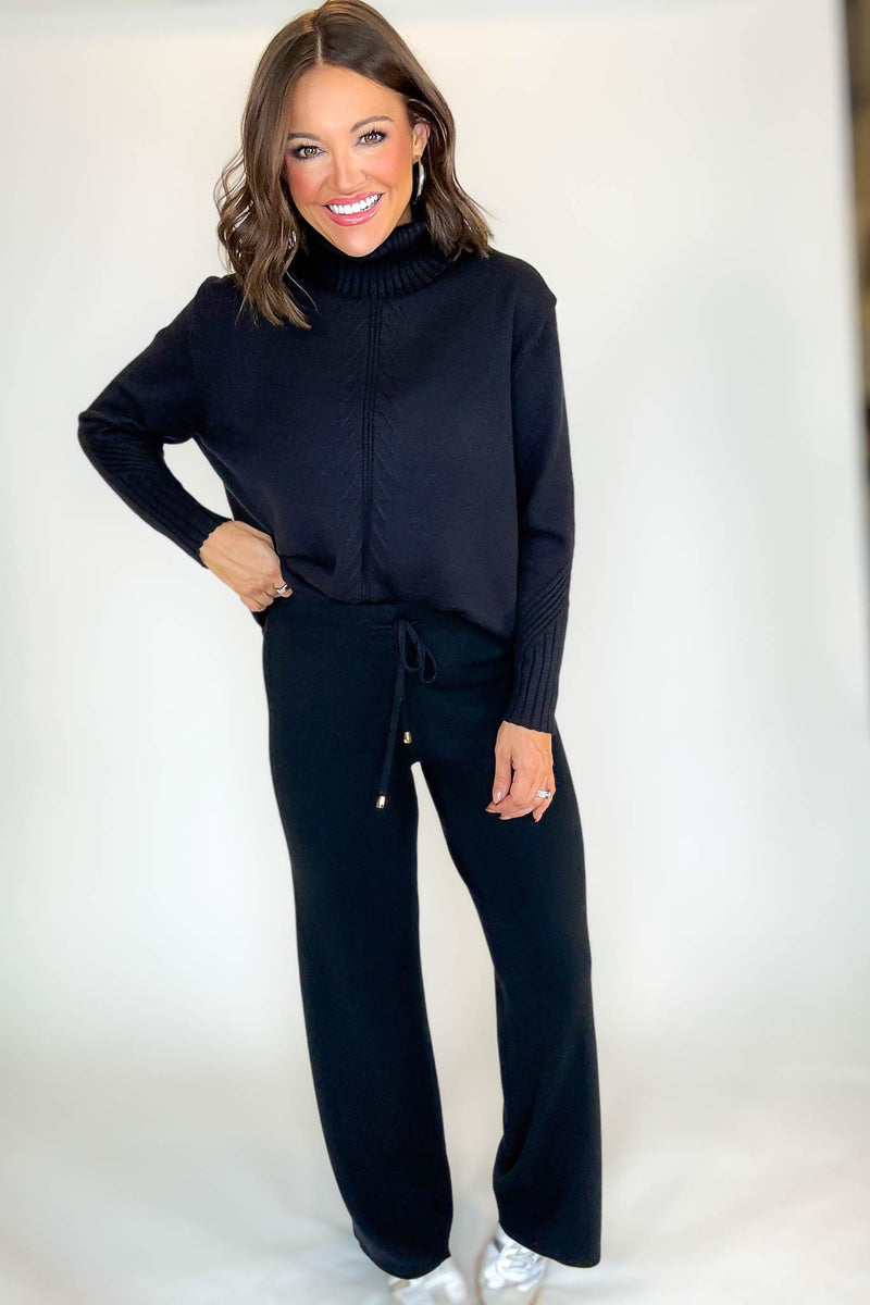 PINK FRIDAY Black Sweater Pants