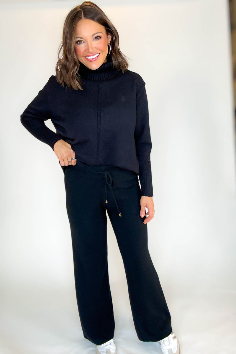 PINK FRIDAY Black Sweater Pants