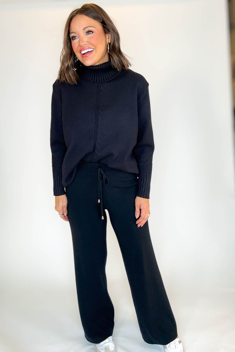 PINK FRIDAY Black Sweater Pants