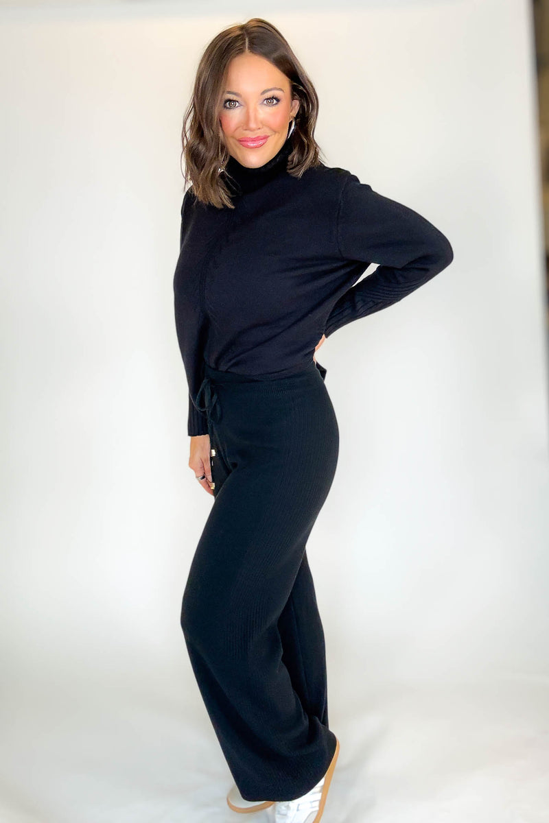 PINK FRIDAY Black Sweater Pants