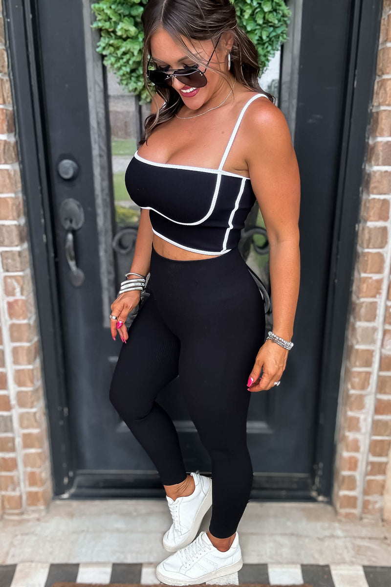 Ribbed Tube Bias Detail Top