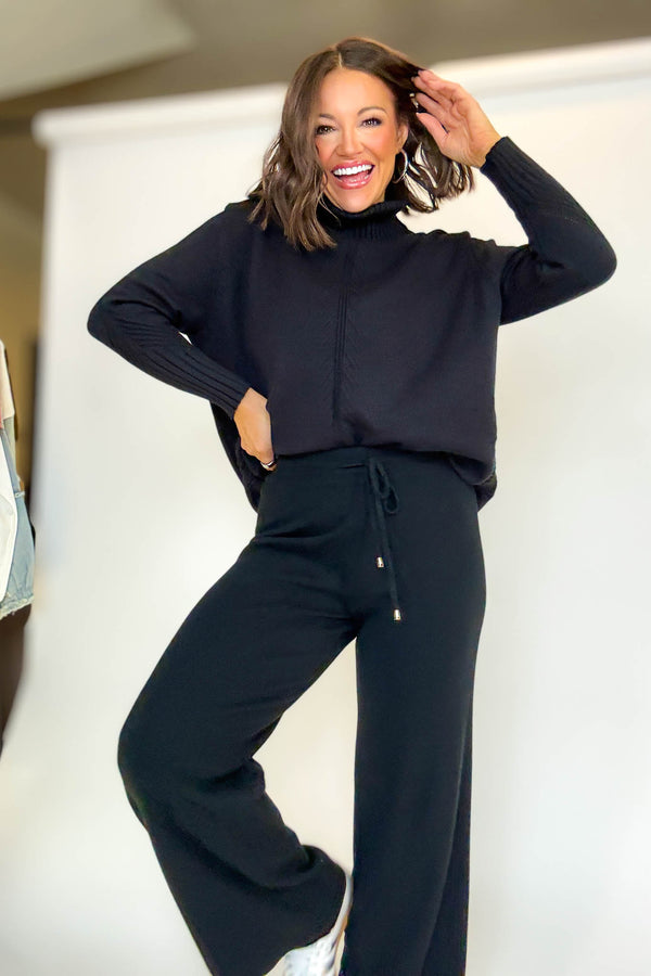 PINK FRIDAY Black Sweater Pants