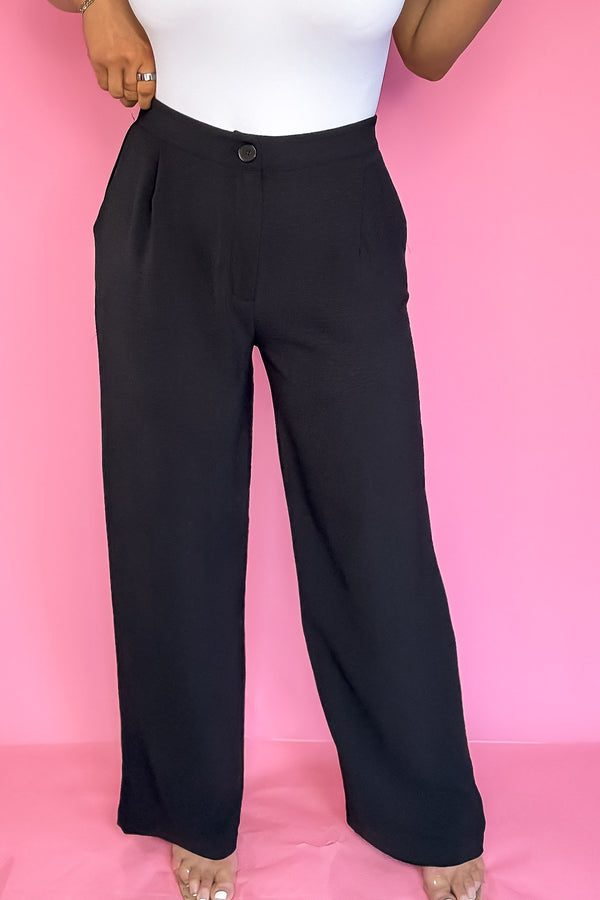 Tailored Love Black High Waisted Brooklyn Airflow Pants