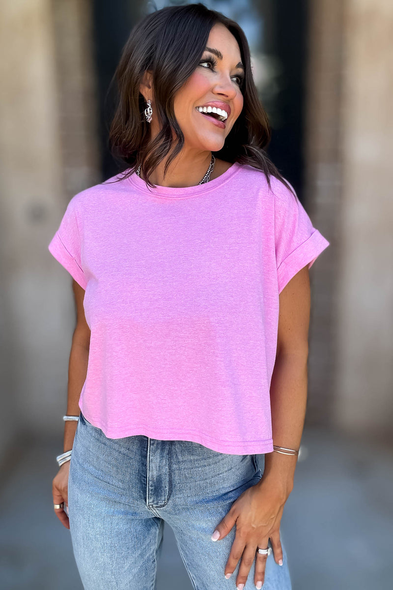 Attractive Beginnings Heather Mauve Top