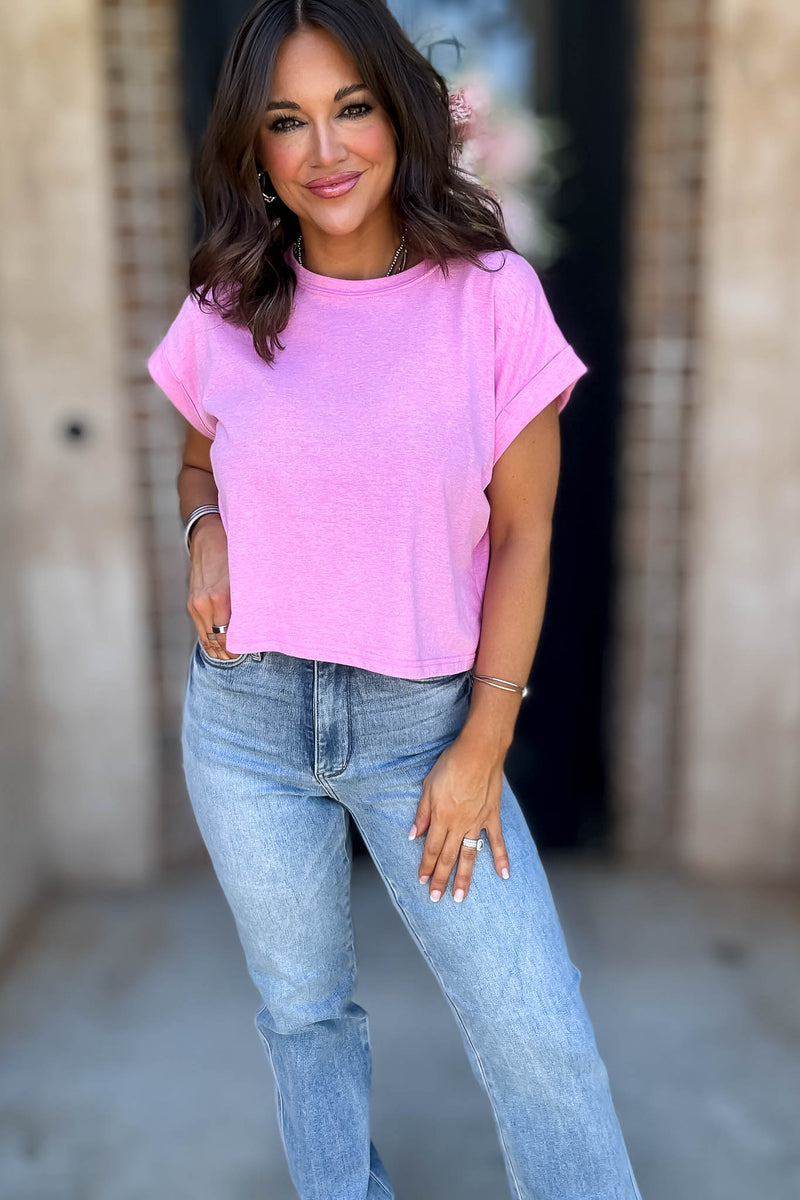 Attractive Beginnings Heather Mauve Top