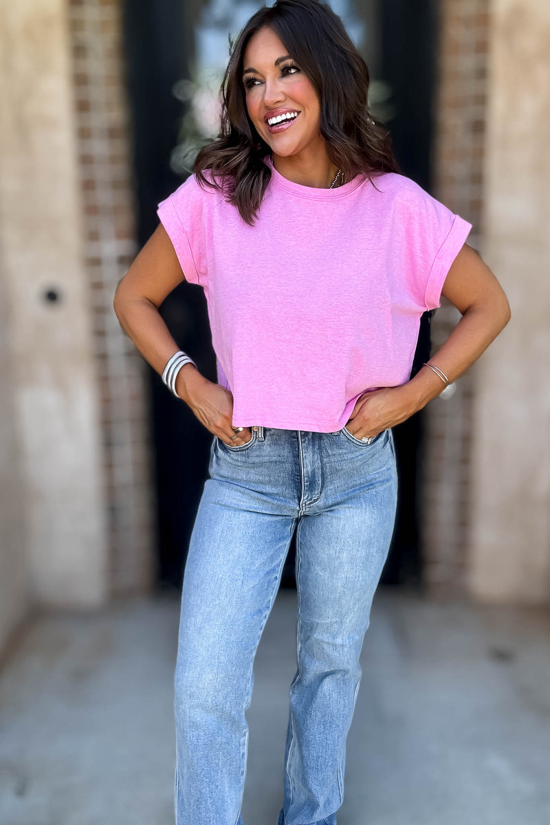 Attractive Beginnings Heather Mauve Top