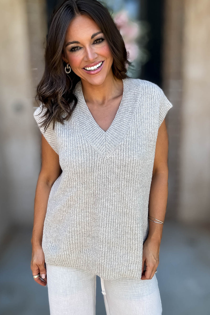 Mocha Madness V-neck Sweater Vest
