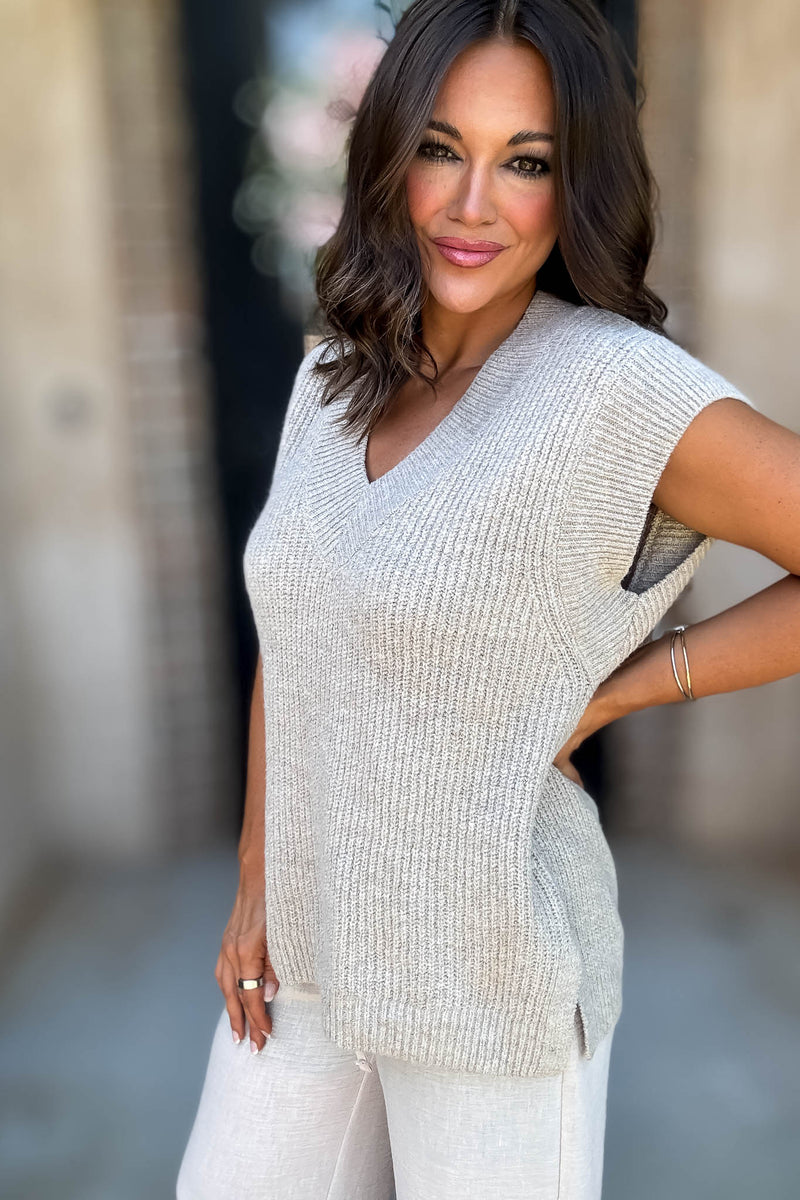 Mocha Madness V-neck Sweater Vest