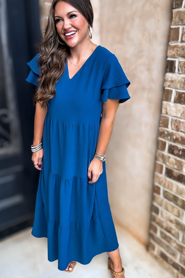 Beauty Teal Maxi Dress