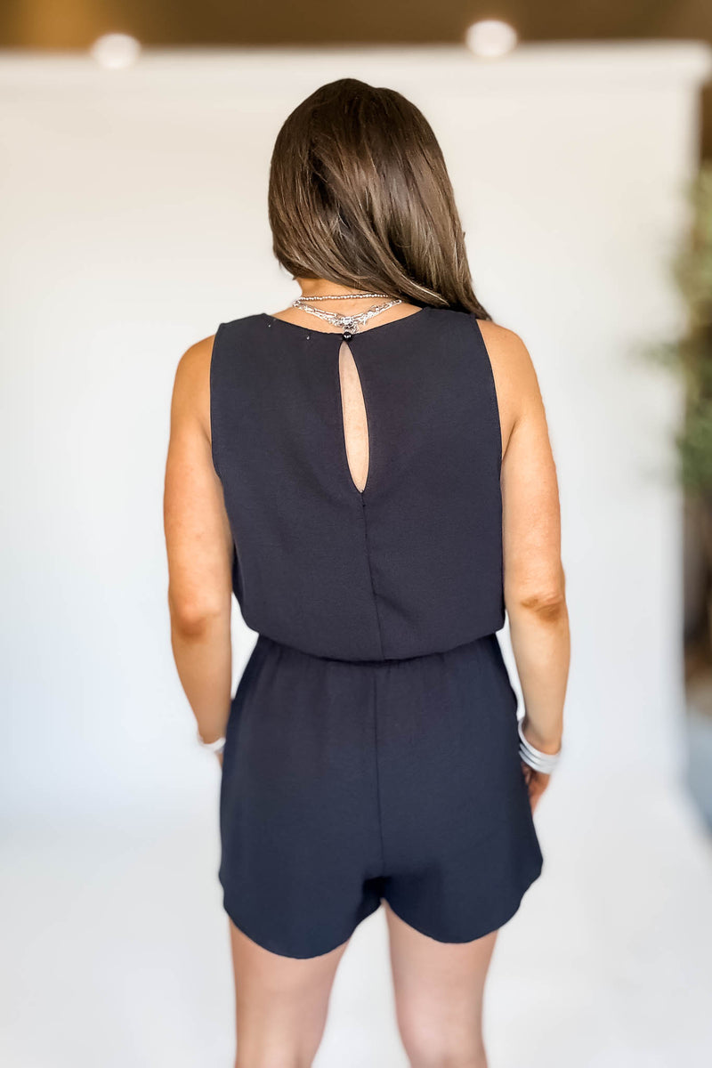 Summer Days Airflow Black Romper