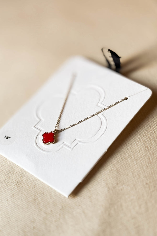 Red Mini Sophia Necklace
