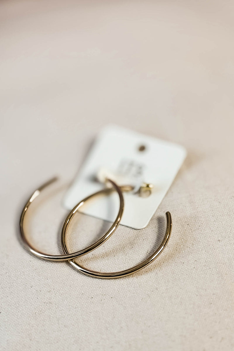 Charlotte Large Gold Hoops