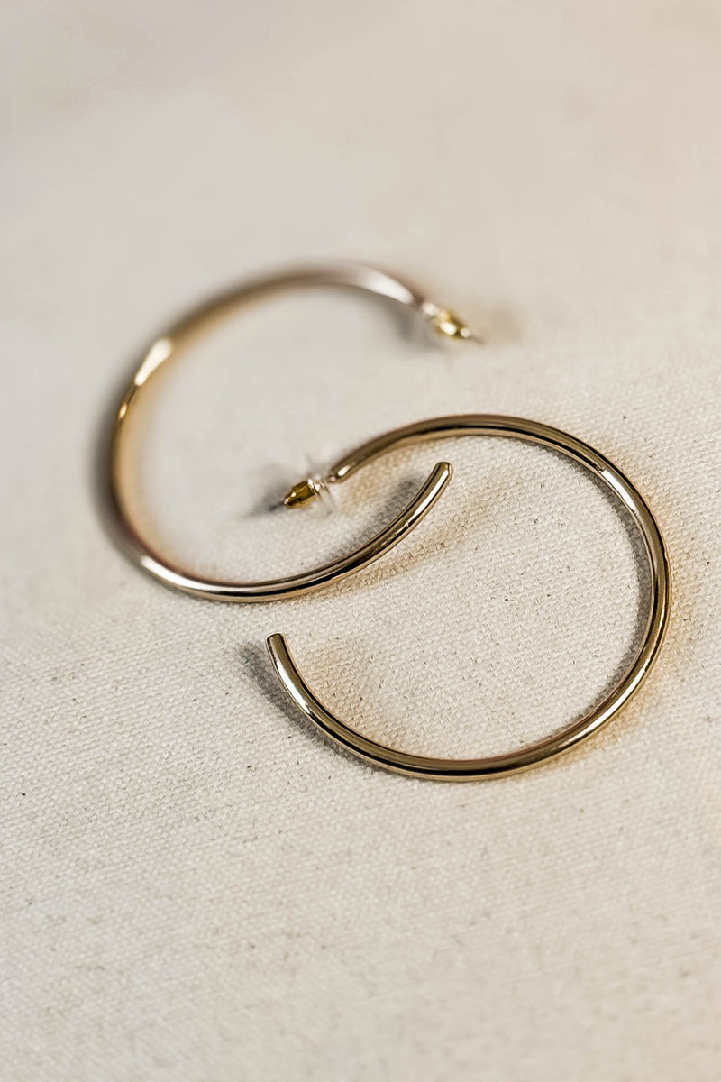 Charlotte Large Gold Hoops