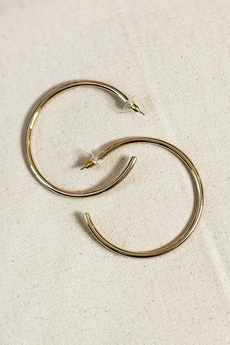 Charlotte Large Gold Hoops
