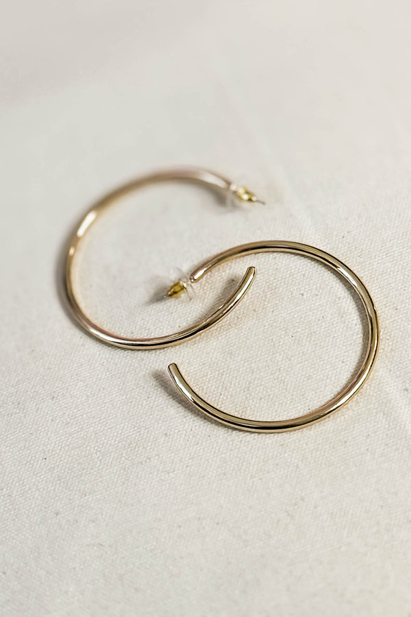 Charlotte Large Gold Hoops