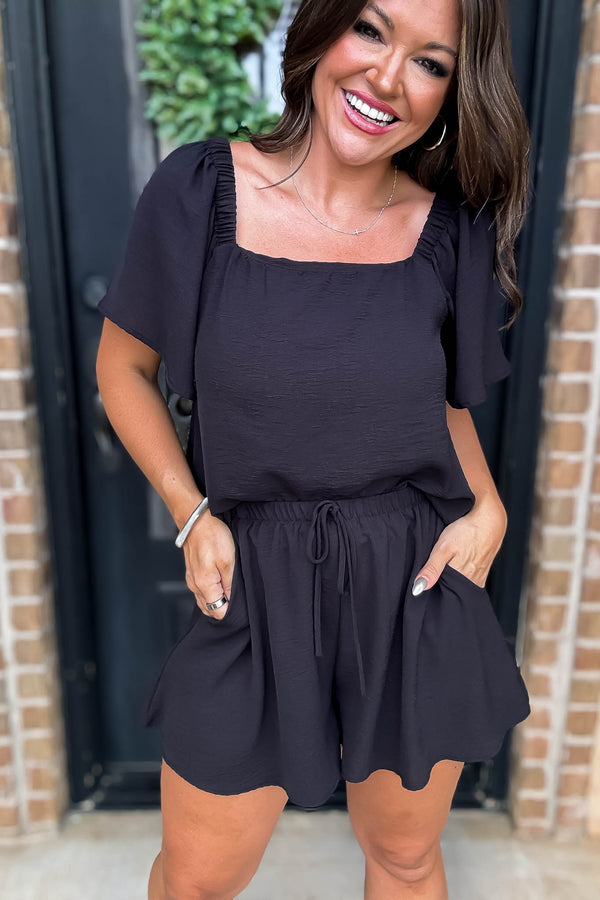 Get Obsessed Black Shorts